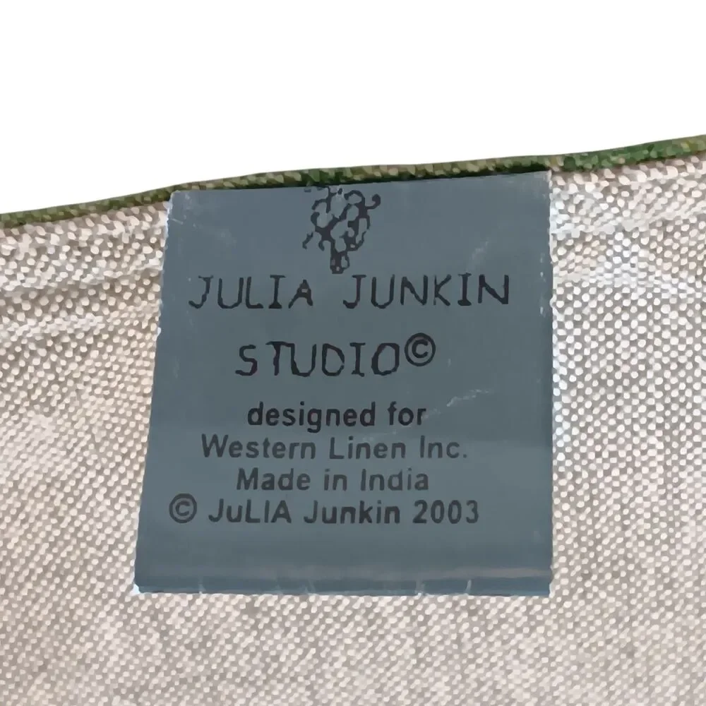 2 Wine Themed Placemats & 1 Napkin Or Bread Liner By Julia Junkin Cotton Vintage